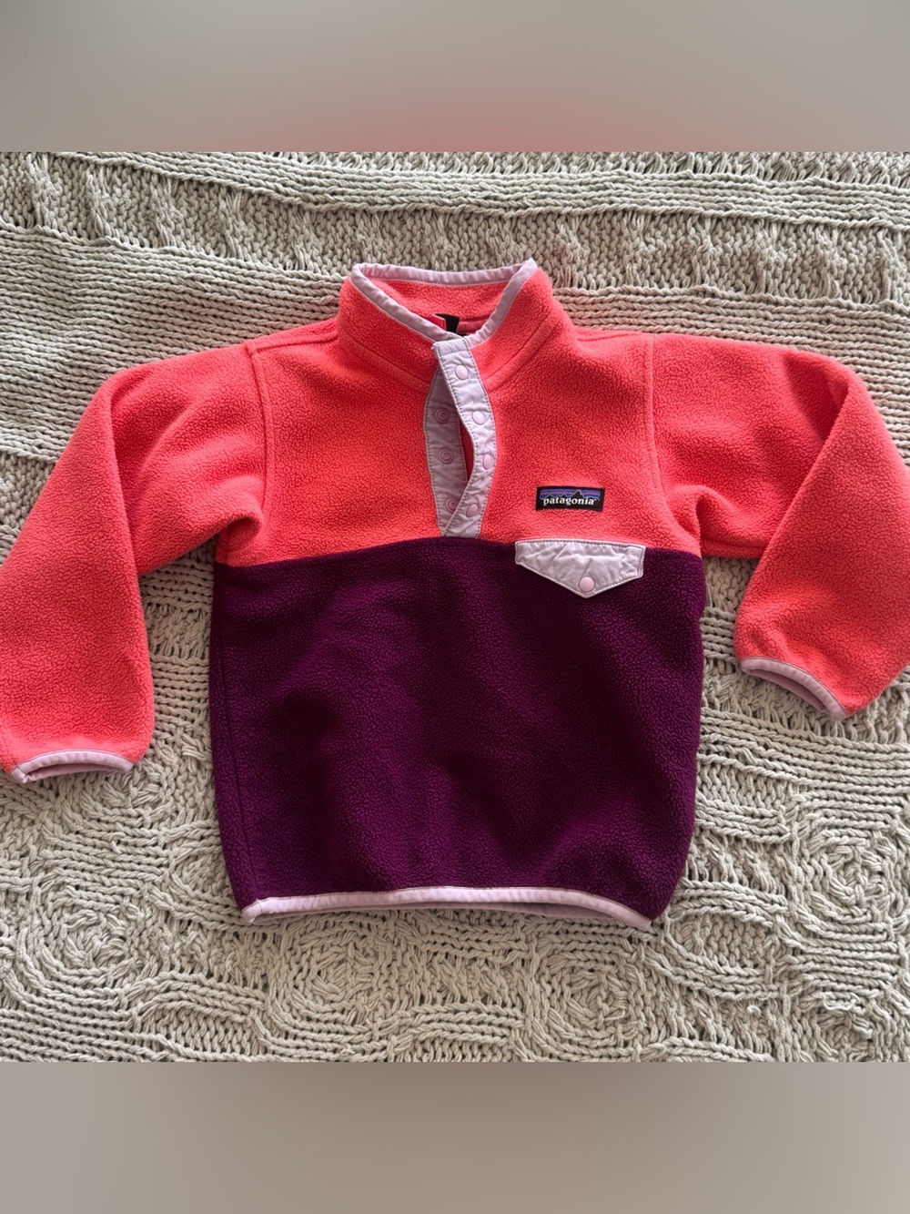Patagonia Synchilla Snap Pullover Size 3T